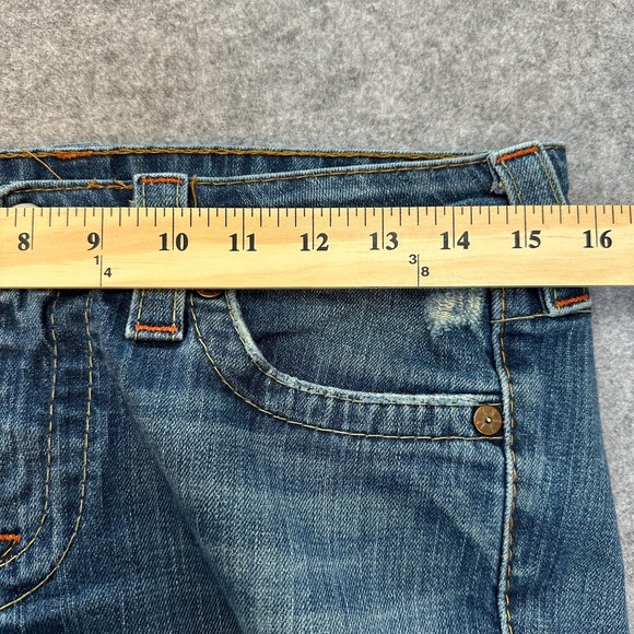 True Religion Bobby Jeans Womens Size 30 Blue Denim Bootcut Lowrise Medium Wash - Picture 8 of 16